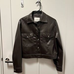 Aritzia - Wilfred vegan leather jacket